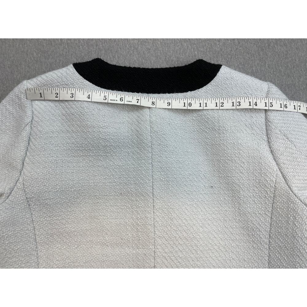 J Crew‎ Jacket Womens 10 Tweed Pockets Long Sleeve 5-Button Lined Gold - Picture 9 of 10